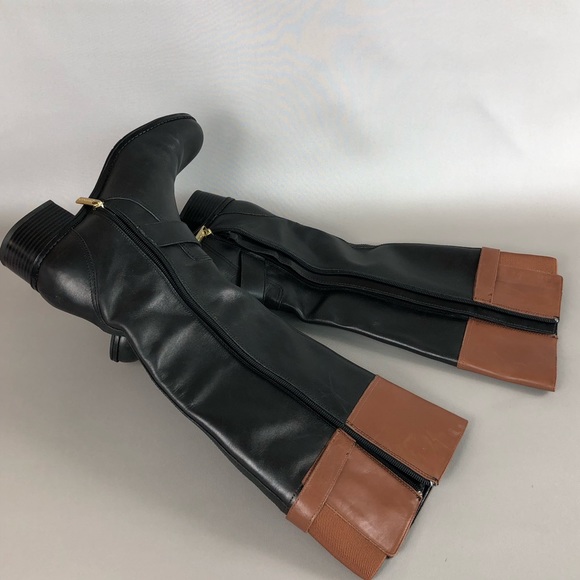 Bandolino Coppa Leather Knee High Riding Boots Size 8 - Picture 13 of 13